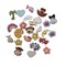 Zoo Animal Novelty Buttons: 50-Piece Assortment for Crafts, Sewing & DIY Projects with Lions, Elephants